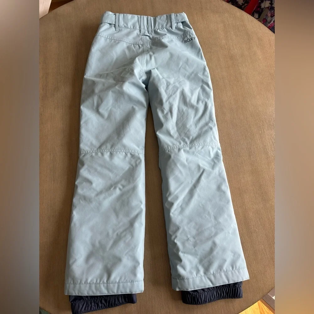 Roxy girls Light blue ski snowboard snowpants XL/14